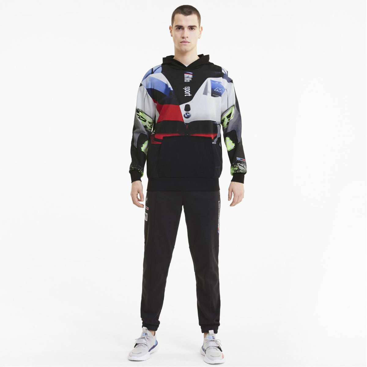 Puma BMW M Motorsport Hoodie Pullover Herren MMS Street Midlayer