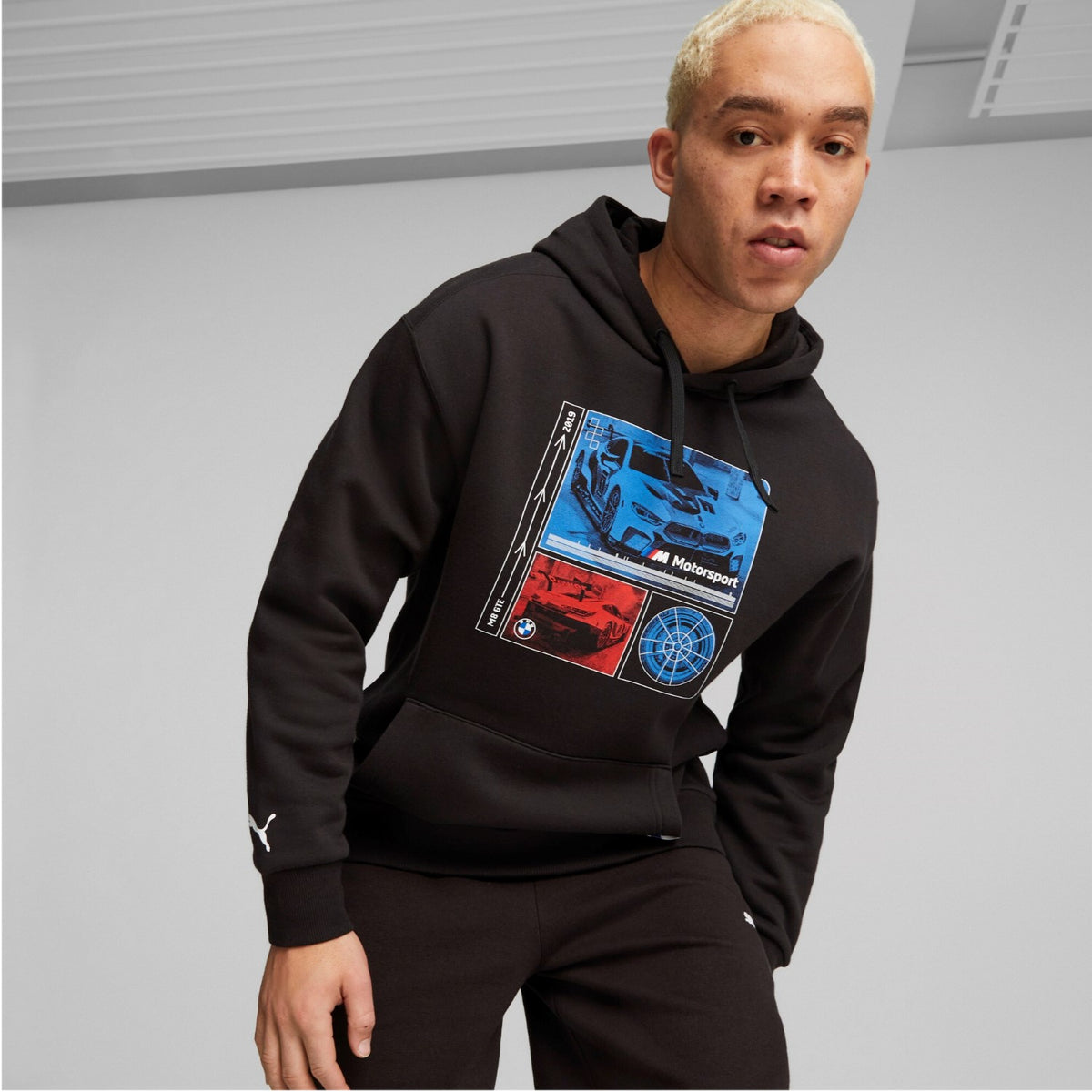 Puma BMW MMS Graphic Hoodie Pullover Herren