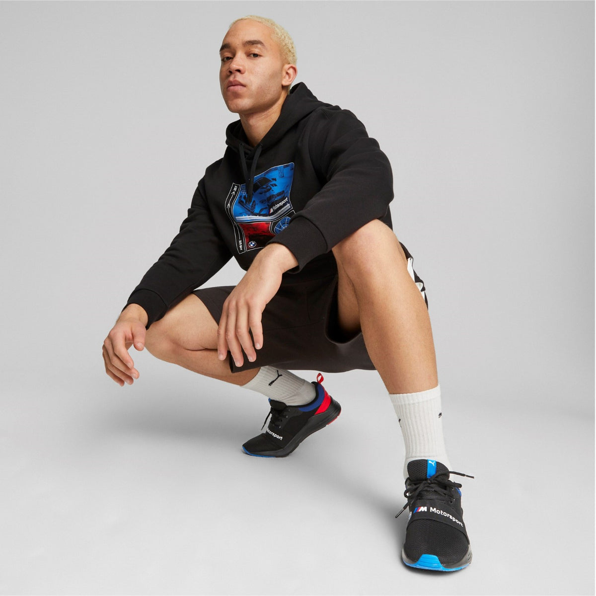 Puma BMW MMS Graphic Hoodie Pullover Herren