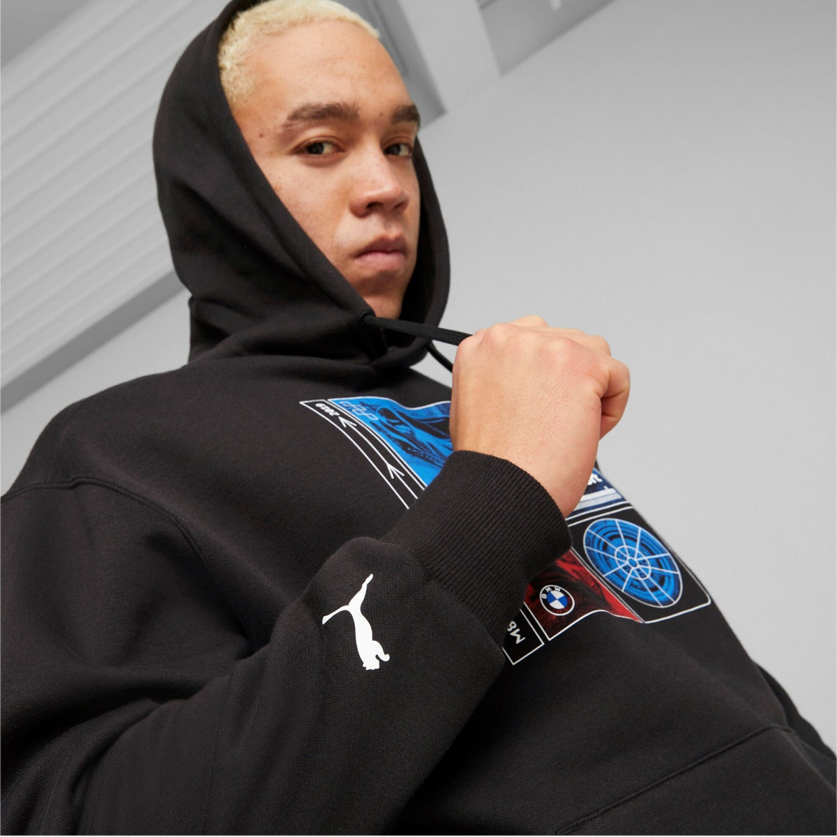 Puma BMW MMS Graphic Hoodie Pullover Herren