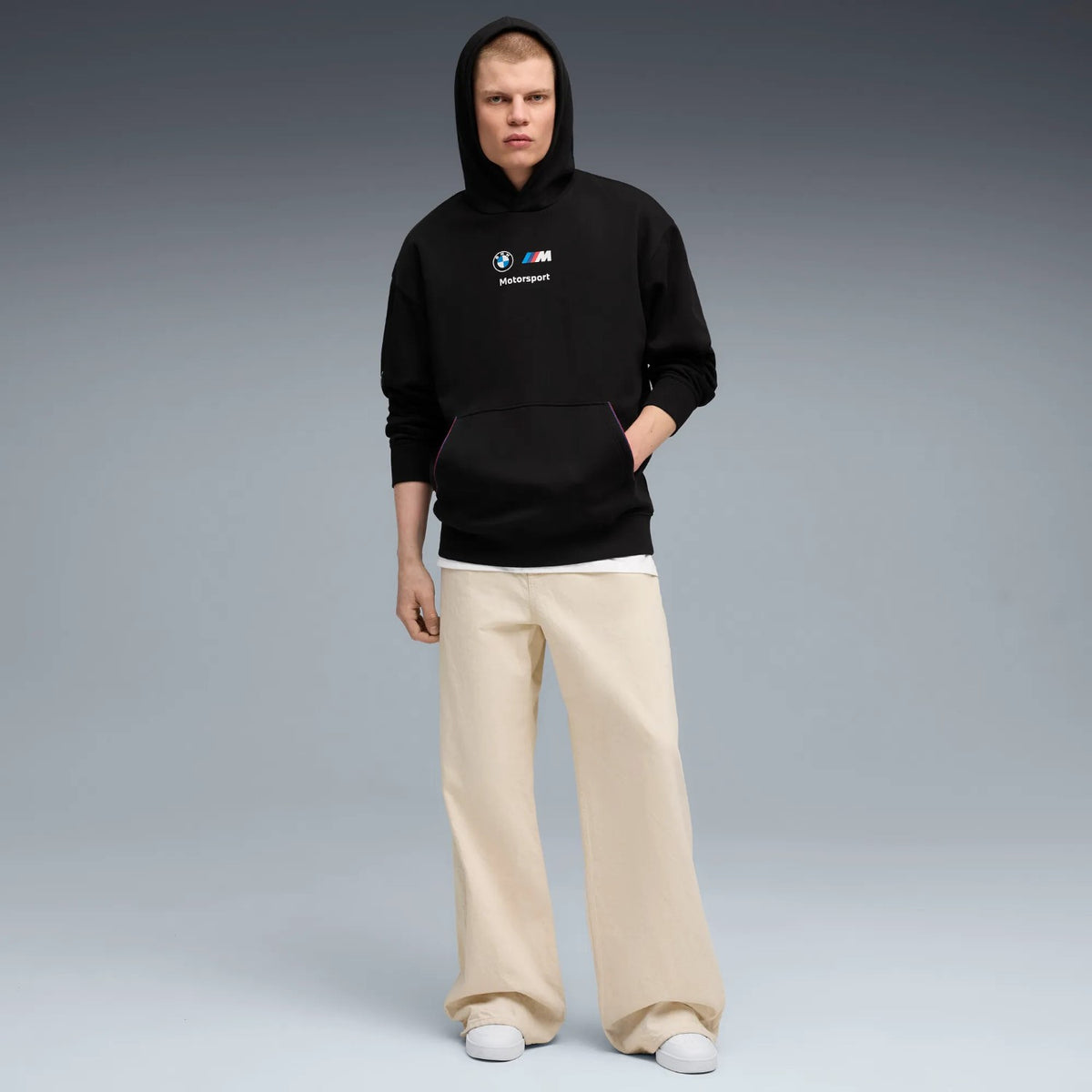 Puma BMW MMS ESS+ Fleece Hoodie Pullover Herren