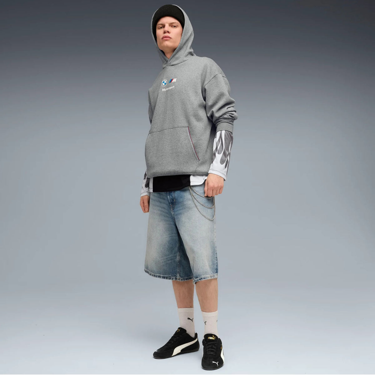 Puma BMW MMS ESS+ Fleece Hoodie Pullover Herren