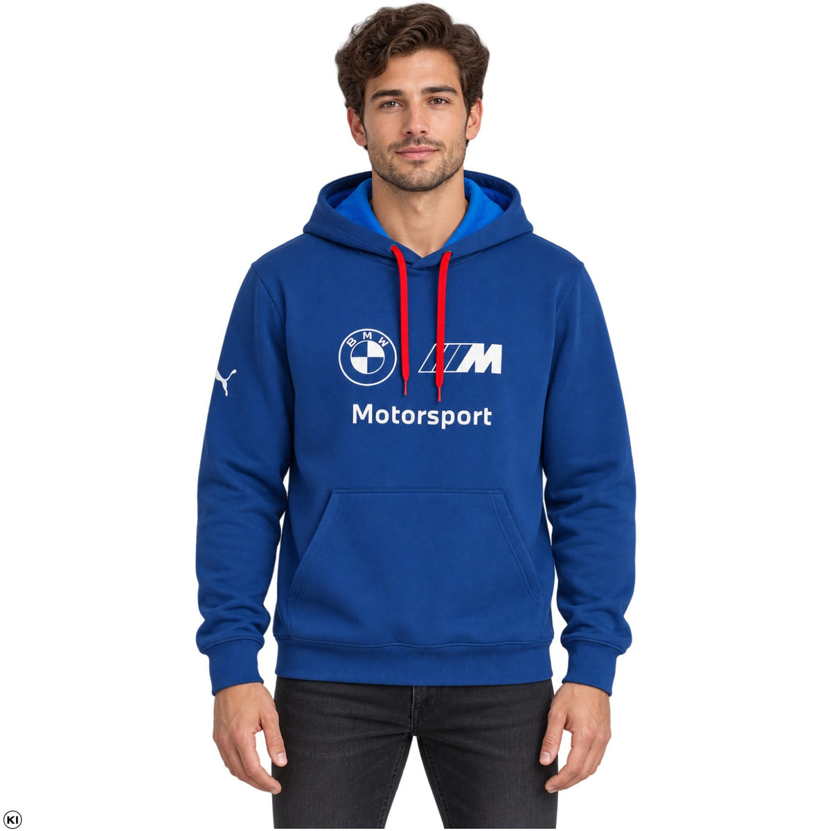 Puma BMW MMS ESS+ Fleece Hoodie Pullover