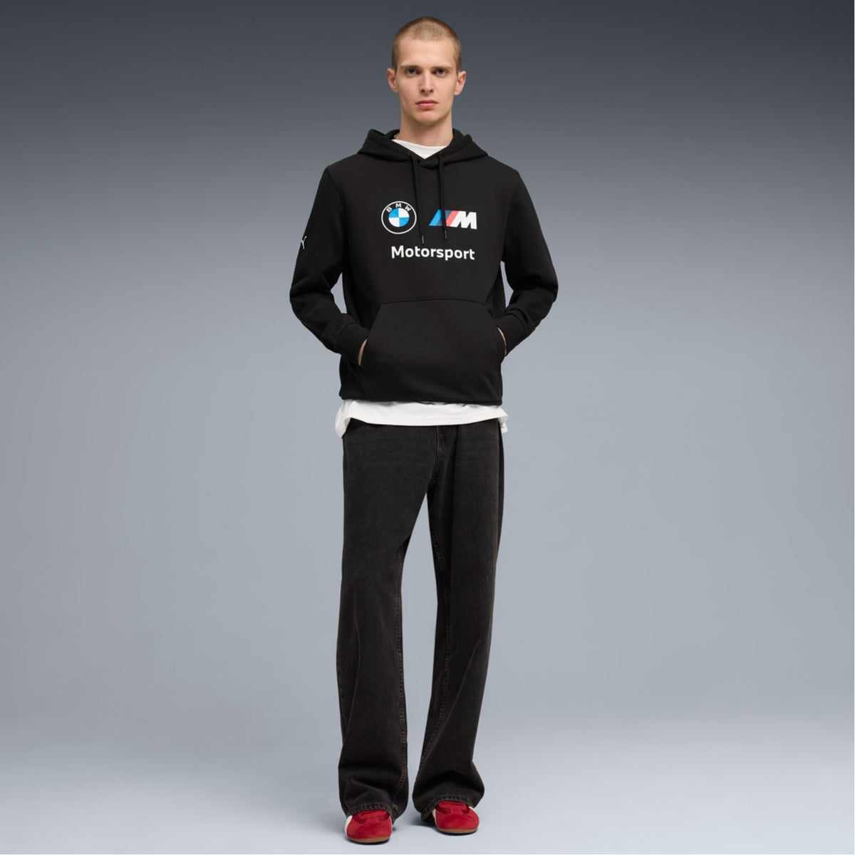 Puma BMW MMS ESS+ Fleece Hoodie Pullover