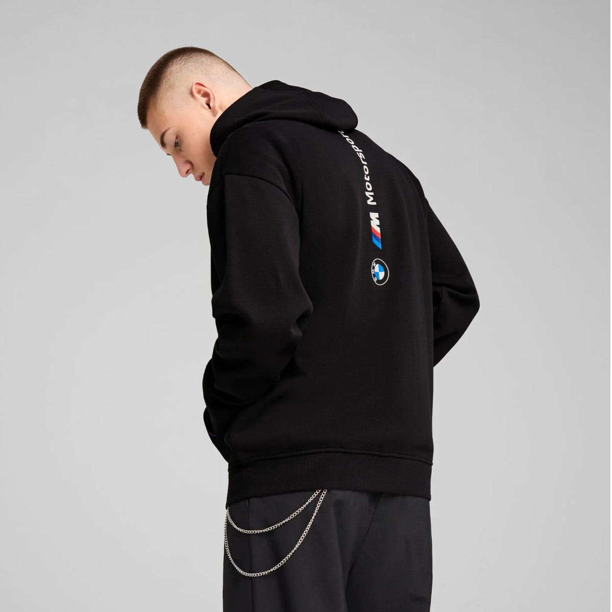 Puma BMW M Motorsport Essentials+ Fleecejacke mit Kapuze Herren