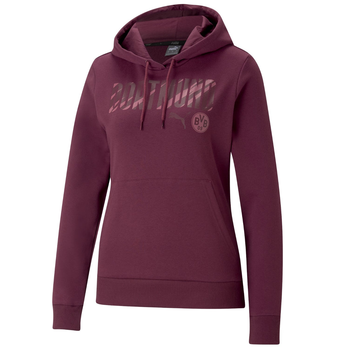 Puma BVB Borussia Dortmund ftblCore Wording Hoodie Damen 20/21