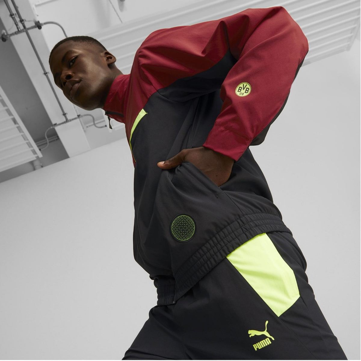 Puma BVB Borussia Dortmund Statement Woven Jacke Herren