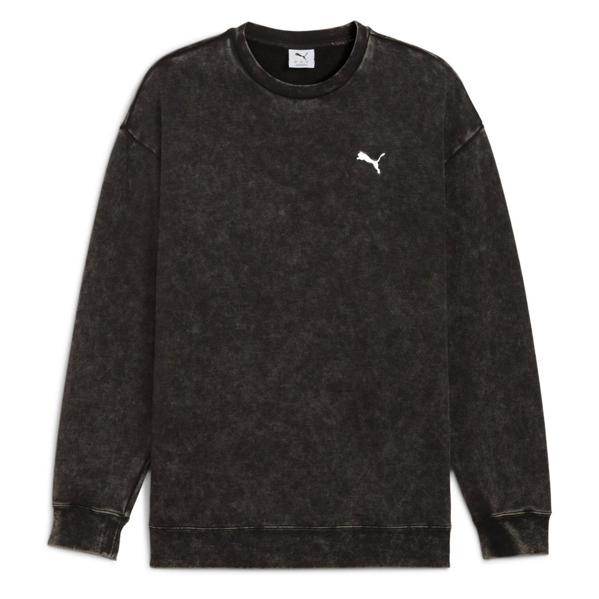 PUMA Essentials Elevated Relaxed Wash Fleece Crew Sweatshirt Herren
