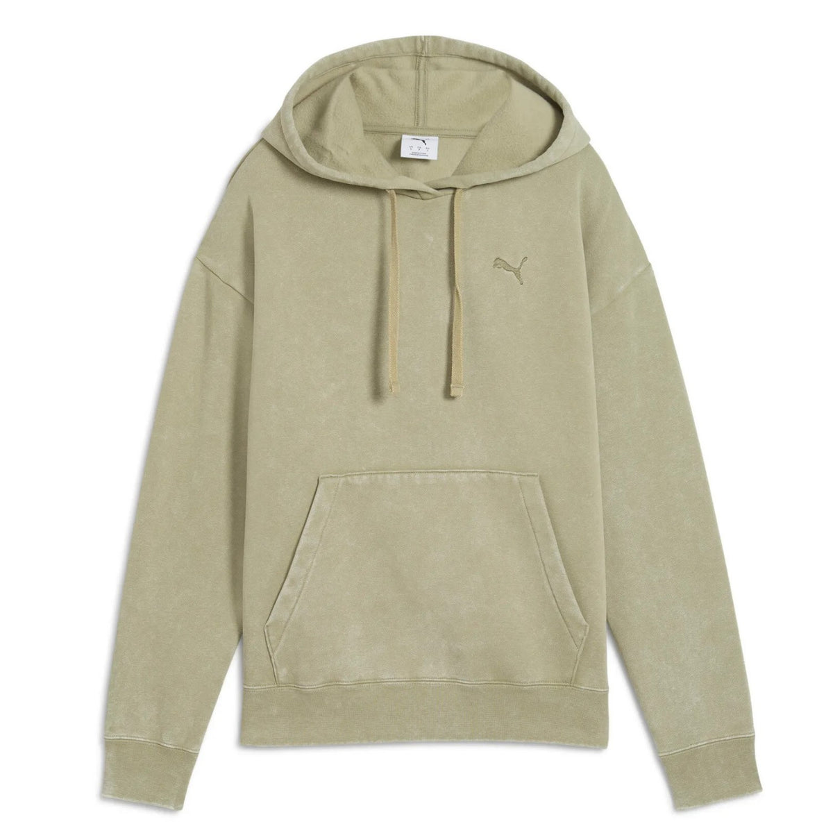 Puma Kapuzenpullover Elevated Relaxed Wash Damen mit Kägurutaschen