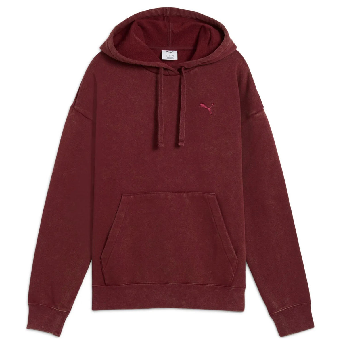 Puma Kapuzenpullover Elevated Relaxed Wash Damen mit Kägurutaschen