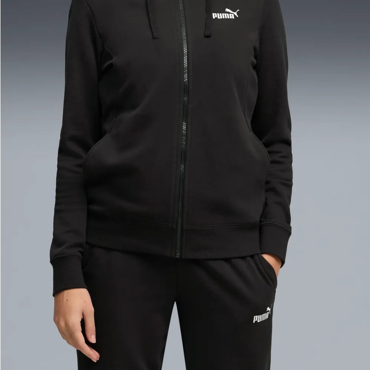Puma Jogginganzug Damen aus Baumwolle mit Kapuze