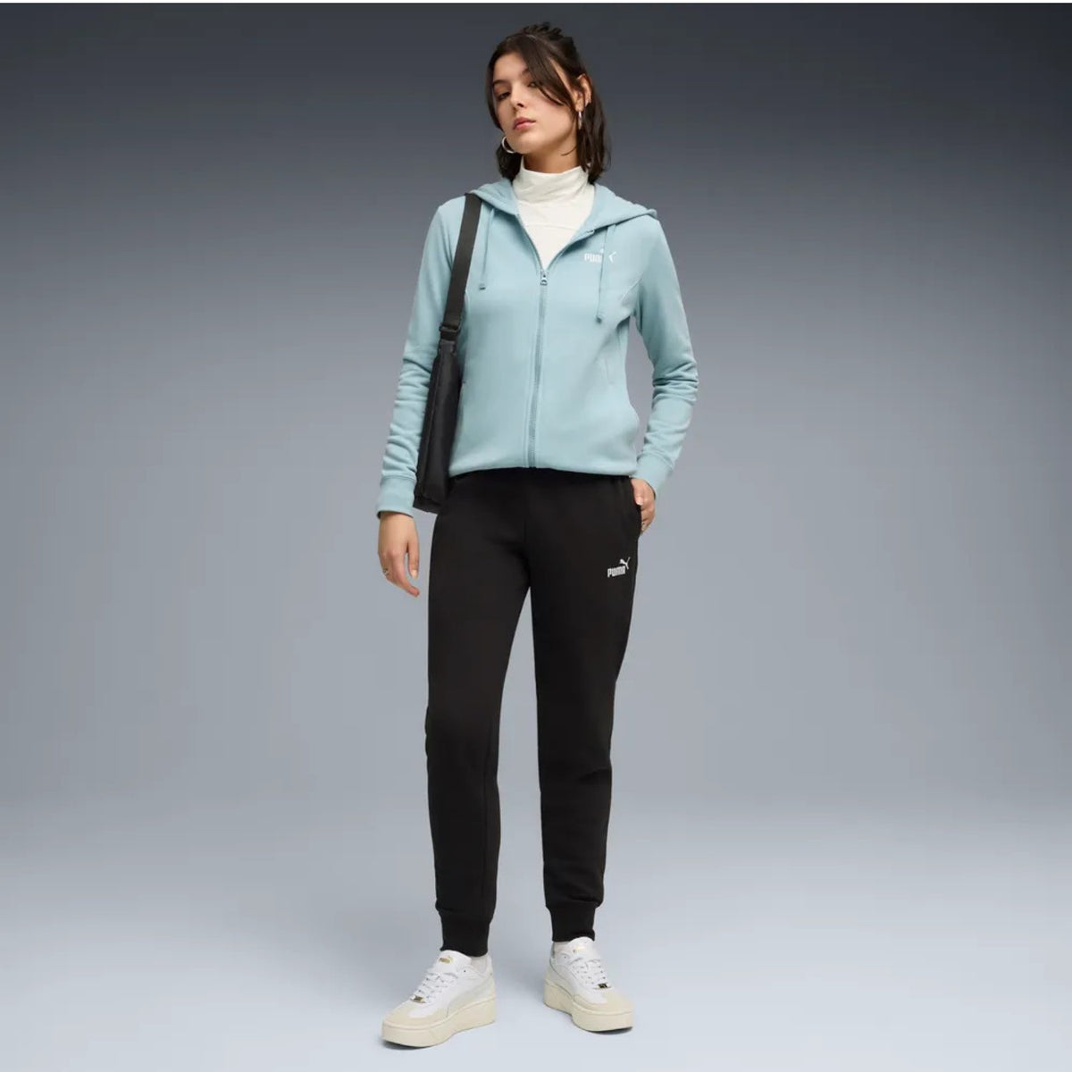 Puma Jogginganzug Damen aus Baumwolle mit Kapuze