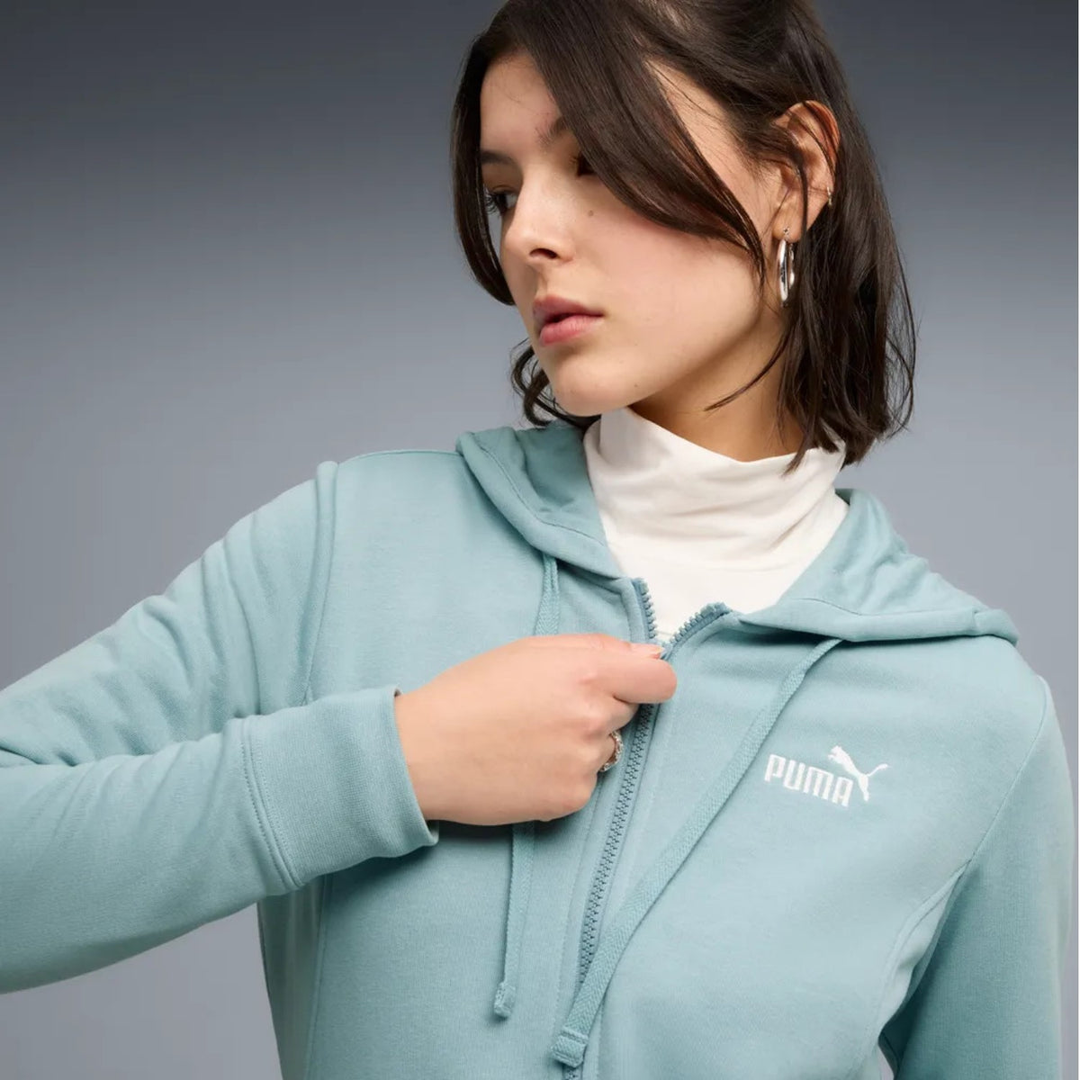 Puma Jogginganzug Damen aus Baumwolle mit Kapuze