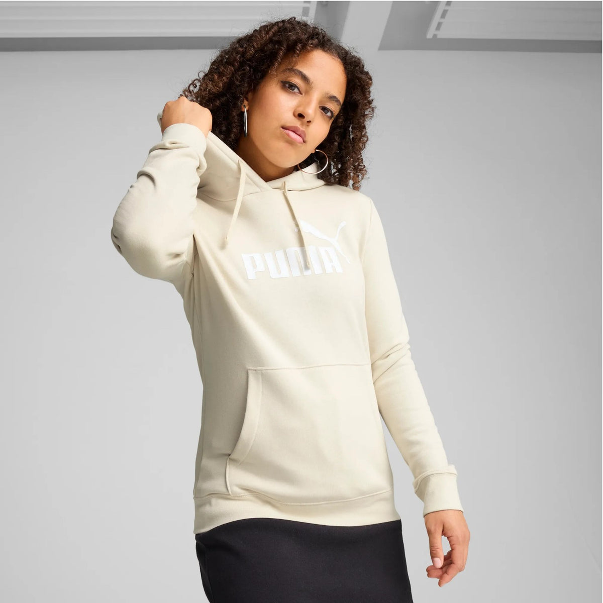 Puma No. 1 Logo Kapuzenpullover Damen mit Kängurutaschen