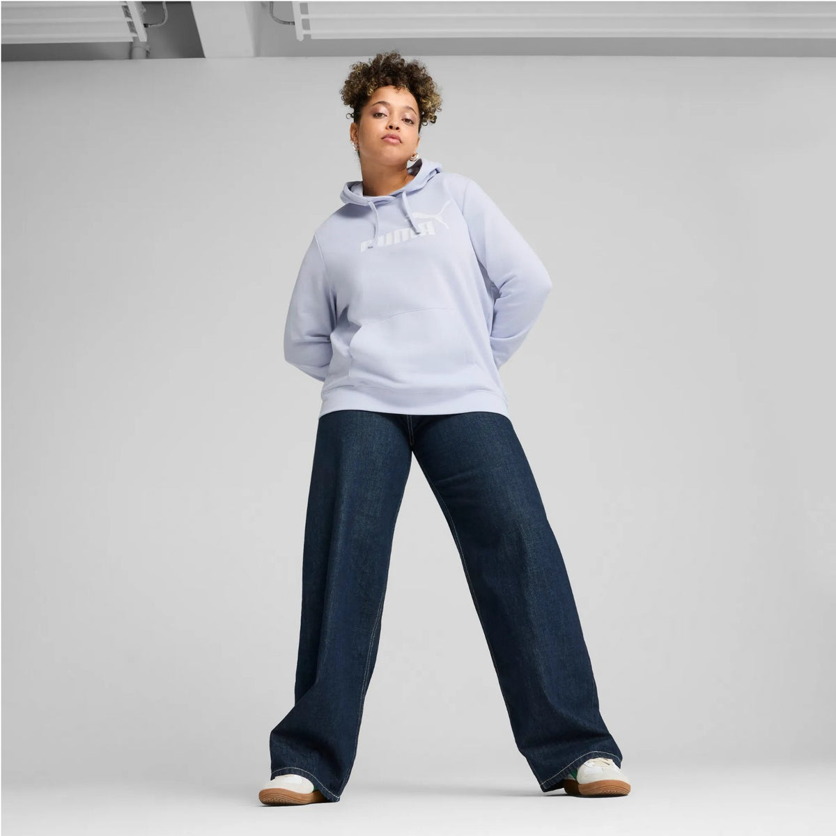 Puma No. 1 Logo Kapuzenpullover Damen mit Kängurutaschen