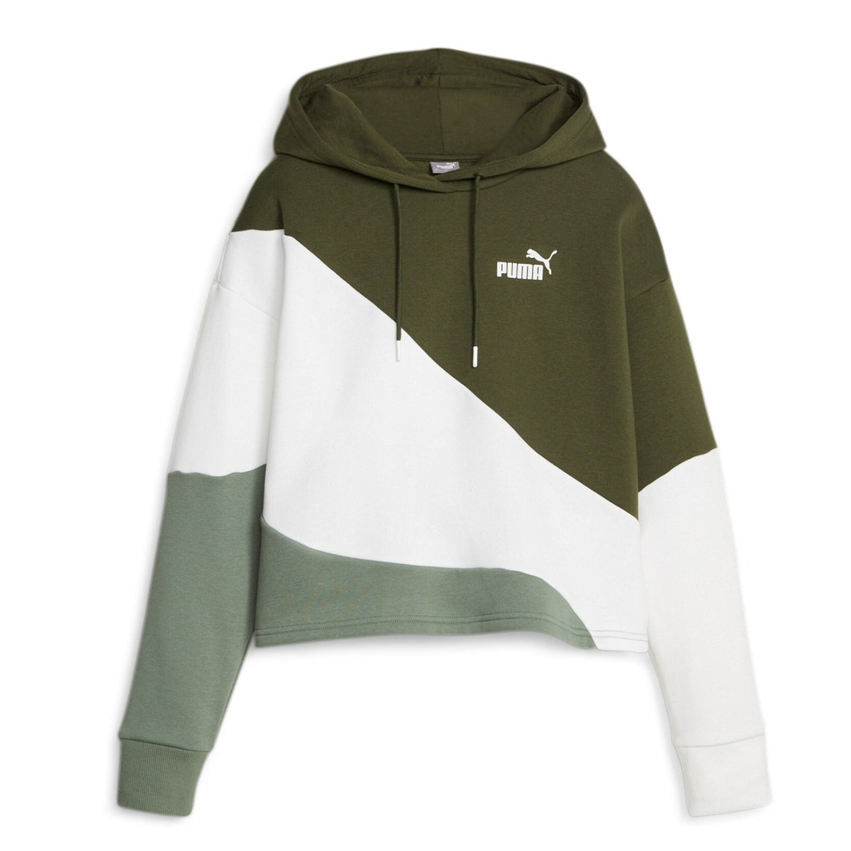 Puma Kapuzenpullover Power Cat Hoodie für Damen im Colorblock Design