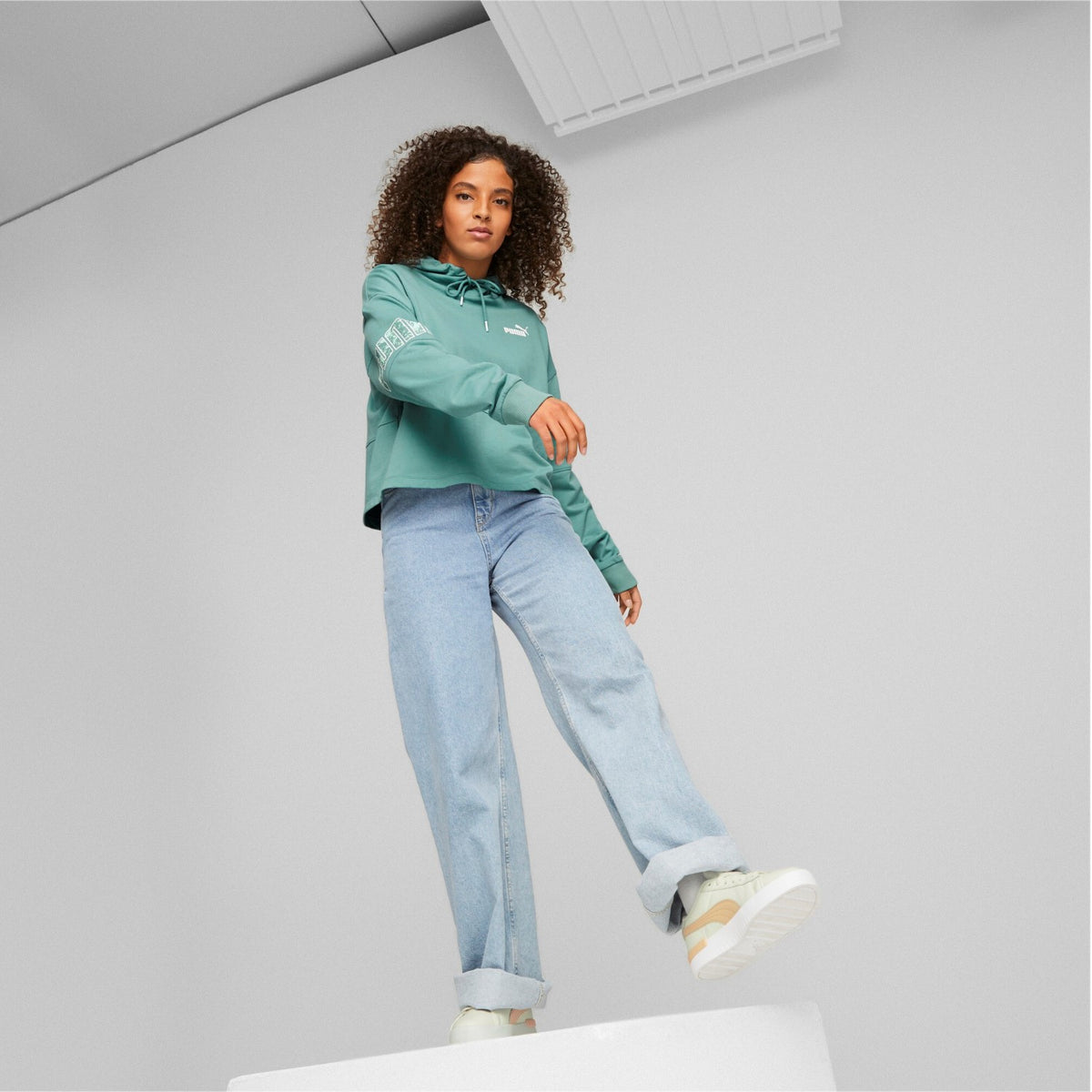 Puma Power Colorblock Sommer Hoodie für Damen