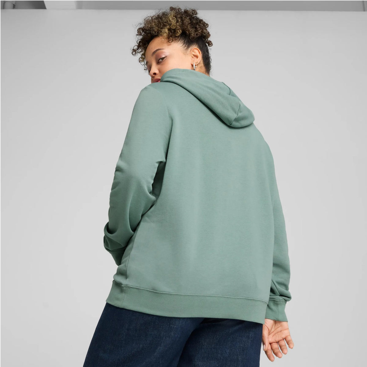 Puma No. 1 Logo Kapuzenpullover Damen mit Kängurutaschen