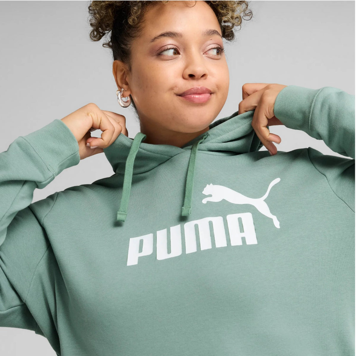 Puma No. 1 Logo Kapuzenpullover Damen mit Kängurutaschen