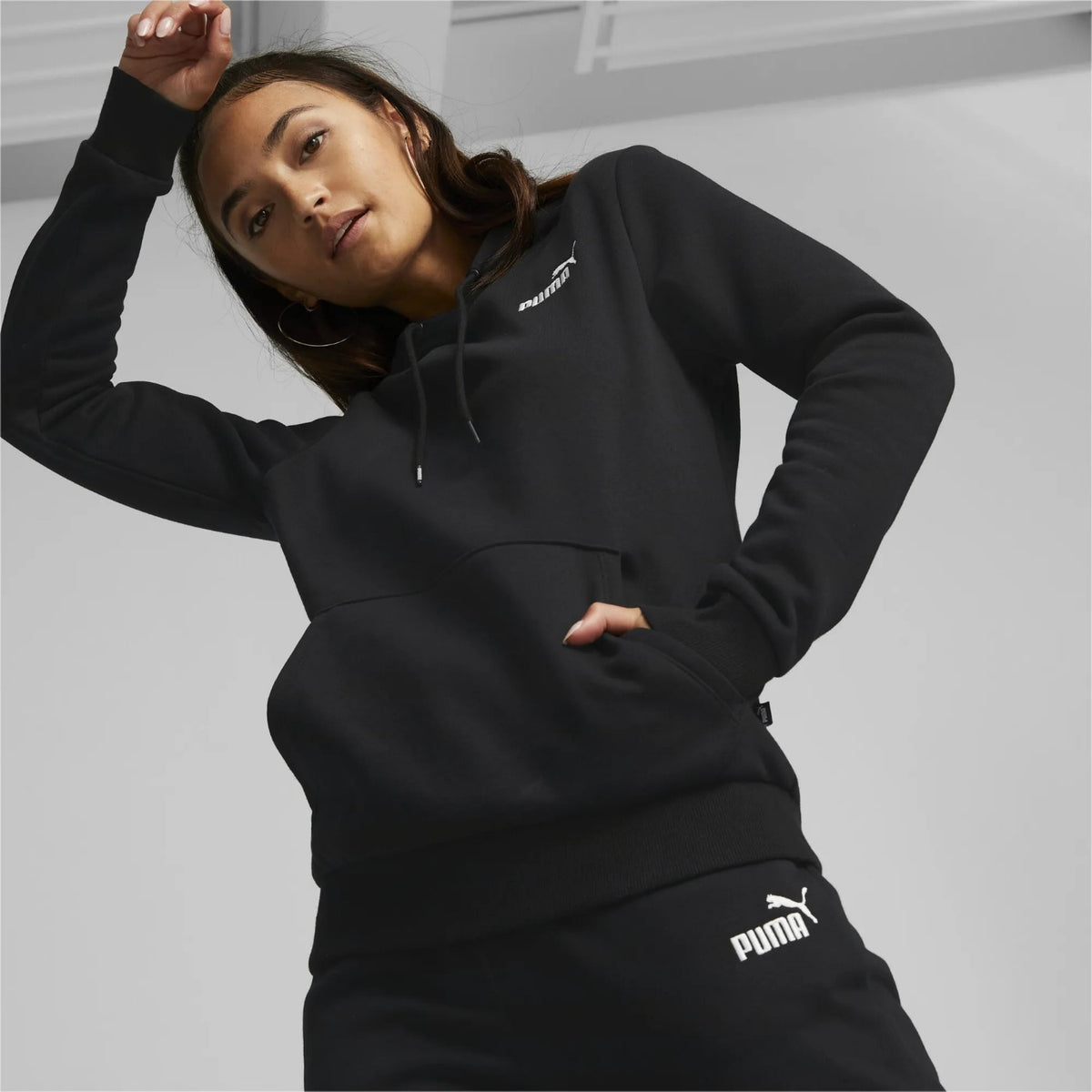 Puma ESS+ Embroidery Hoodie Fleece für Damen