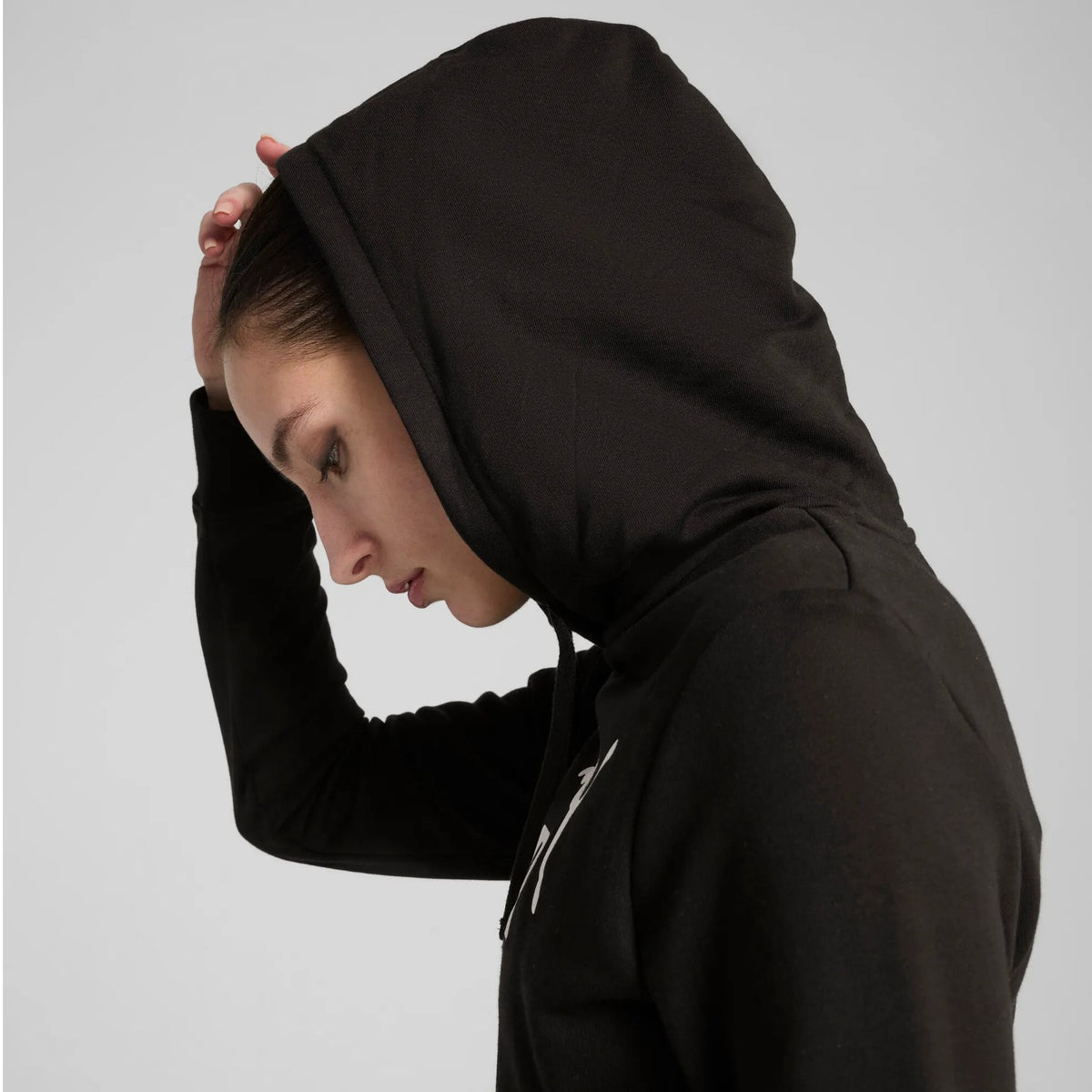 Puma No. 1 Logo Kapuzenpullover Damen mit Kägurutaschen