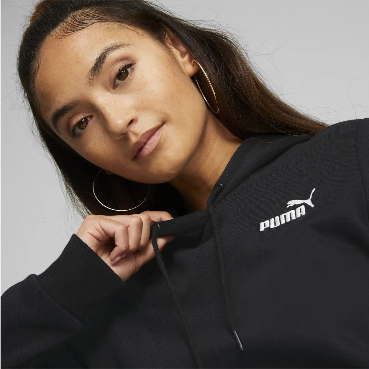 Puma ESS+ Embroidery Hoodie Fleece für Damen