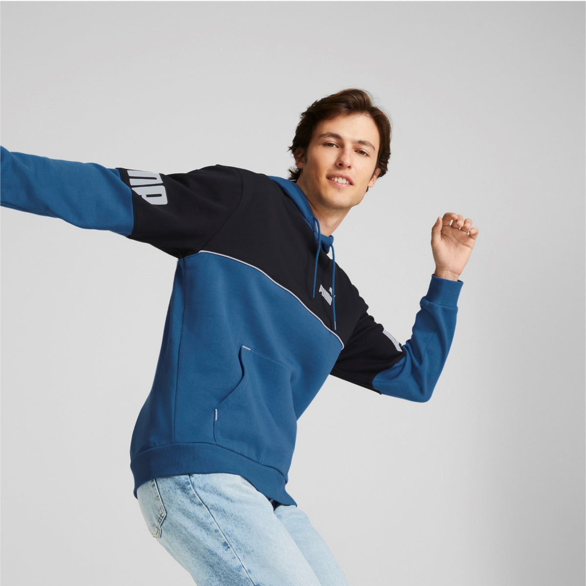 Puma Colorblock Hoodie Herren Pullover