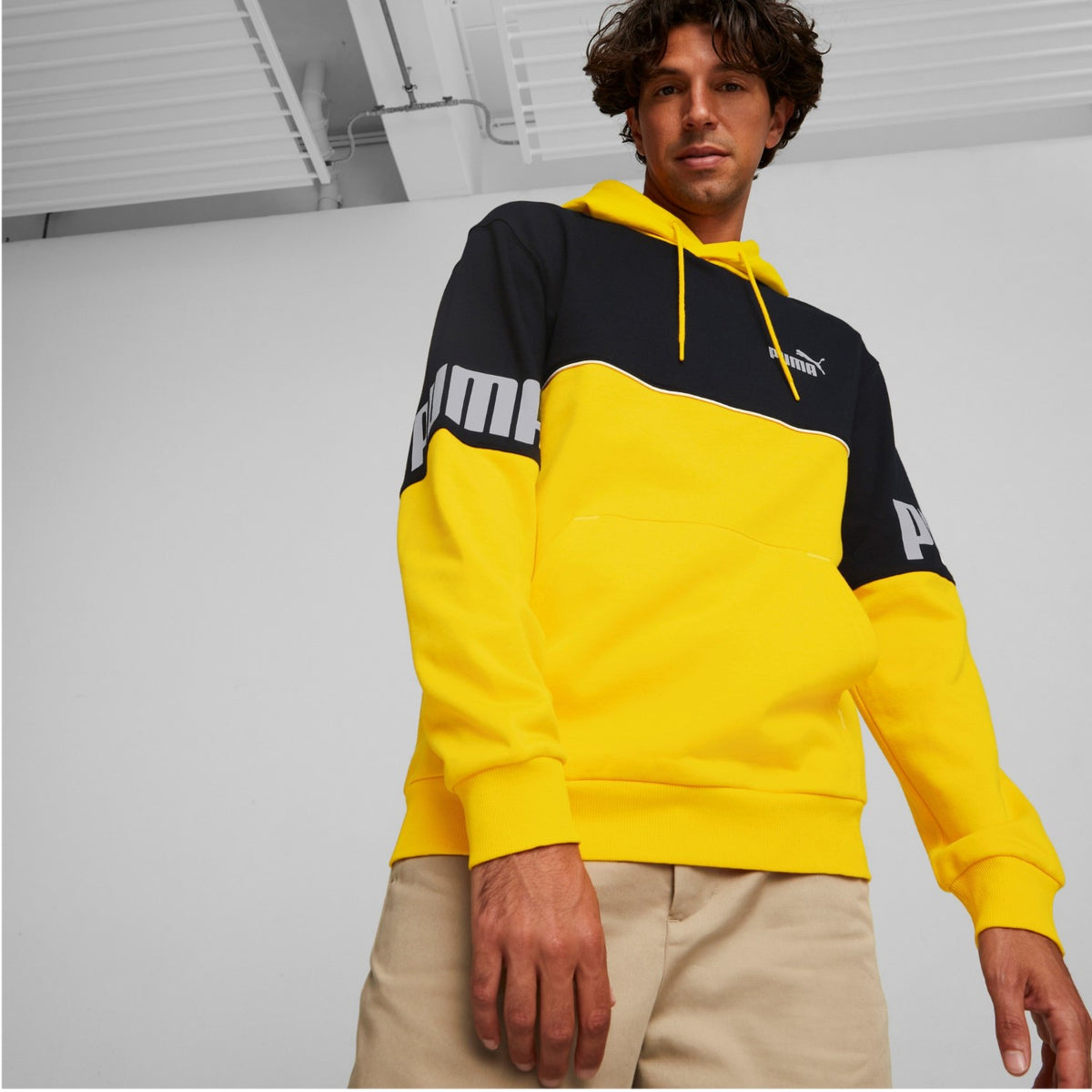 Puma Colorblock Hoodie Herren Pullover