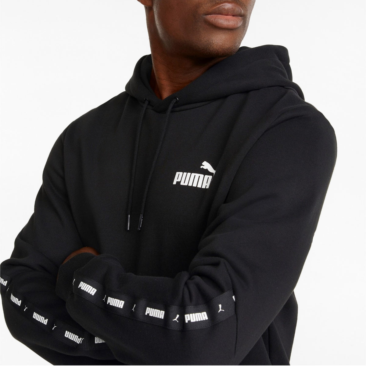 Puma ESS+ Tape Hoodie FL Pullover für Herren aus Baumwolle