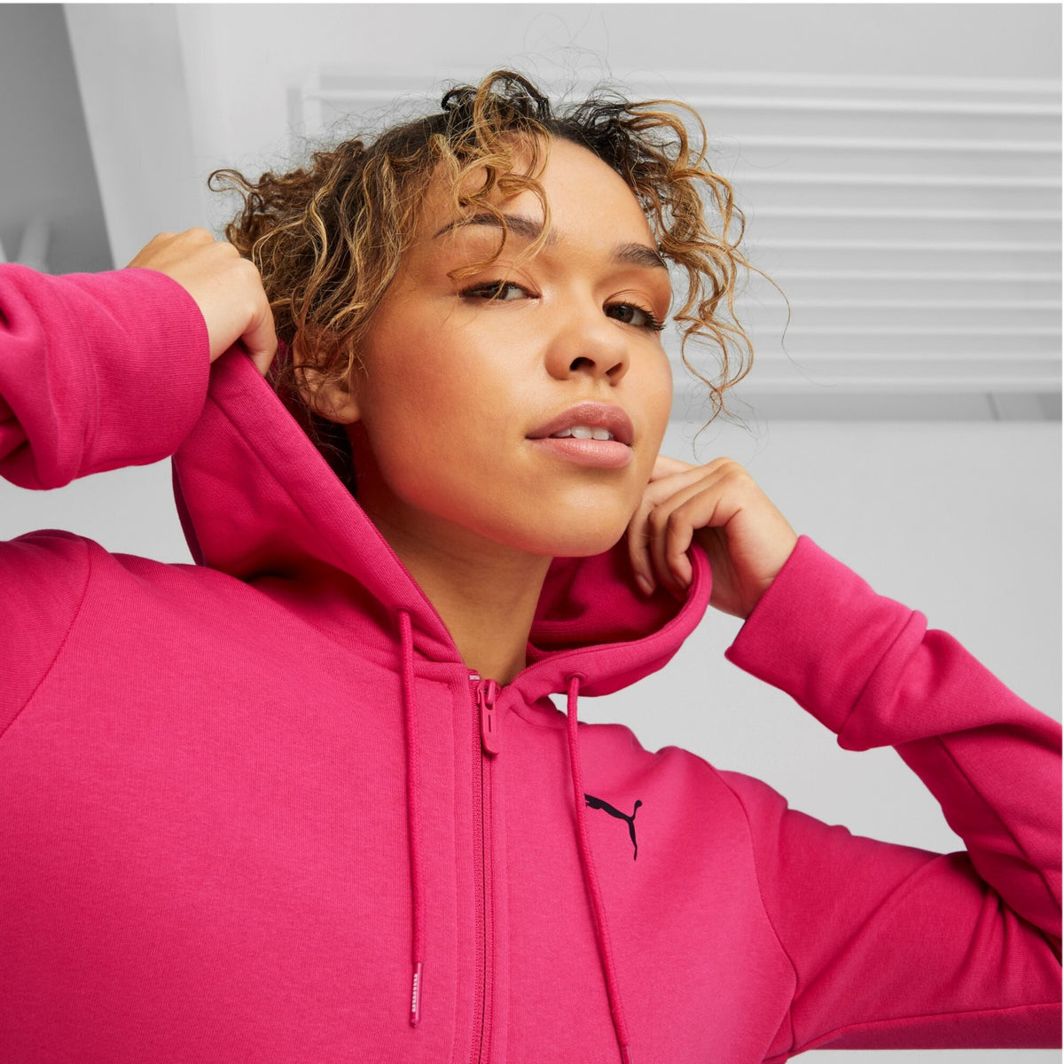 Puma Jogginganzug Damen aus Baumwolle mit Kapuze