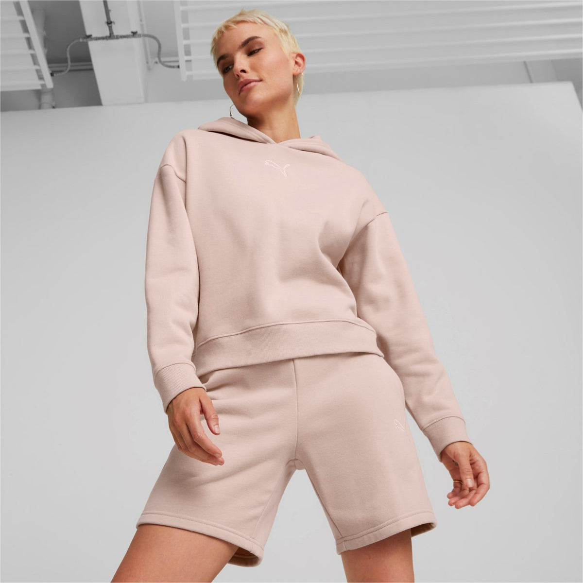 PUMA Damen Loungewear Shorts Anzug
