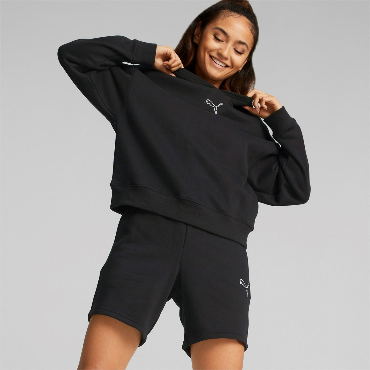 PUMA Damen Loungewear Shorts Anzug