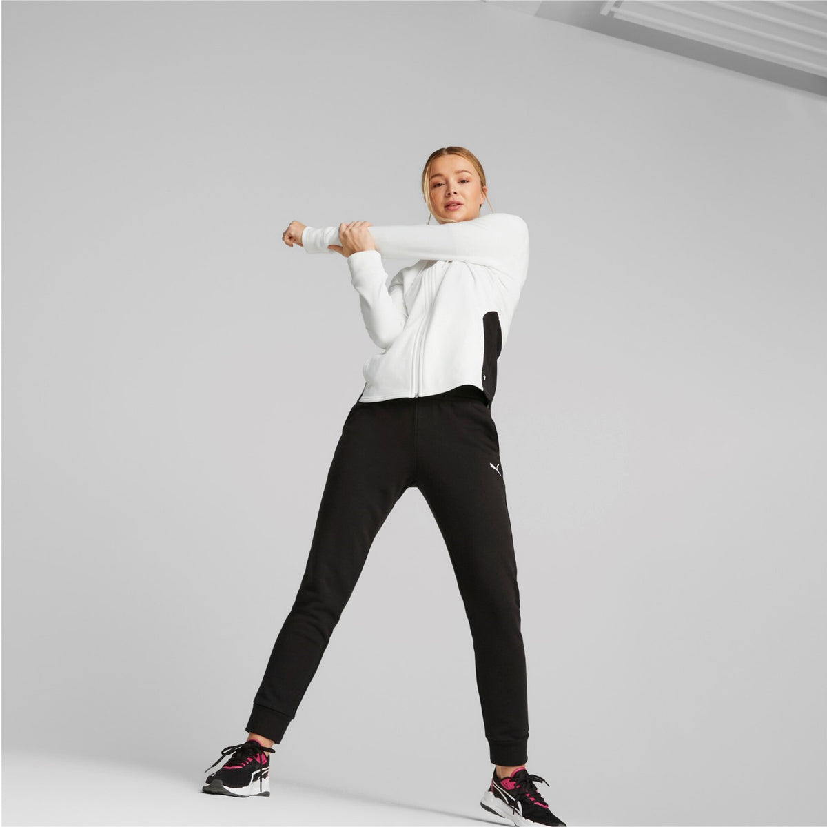 Puma Jogginganzug Damen aus Baumwolle mit Kapuze
