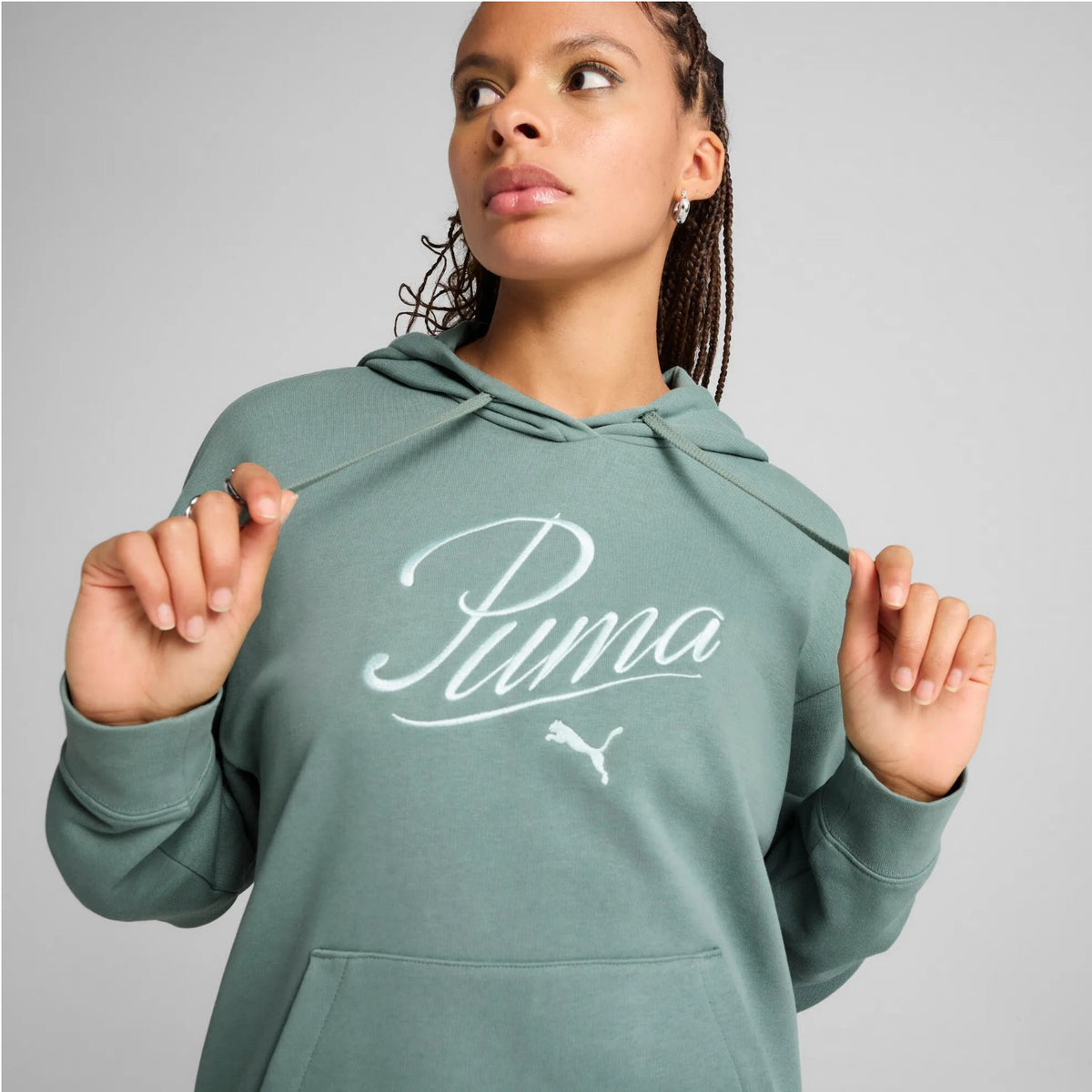 Puma Script Comfort Hoodie Pullover für Damen