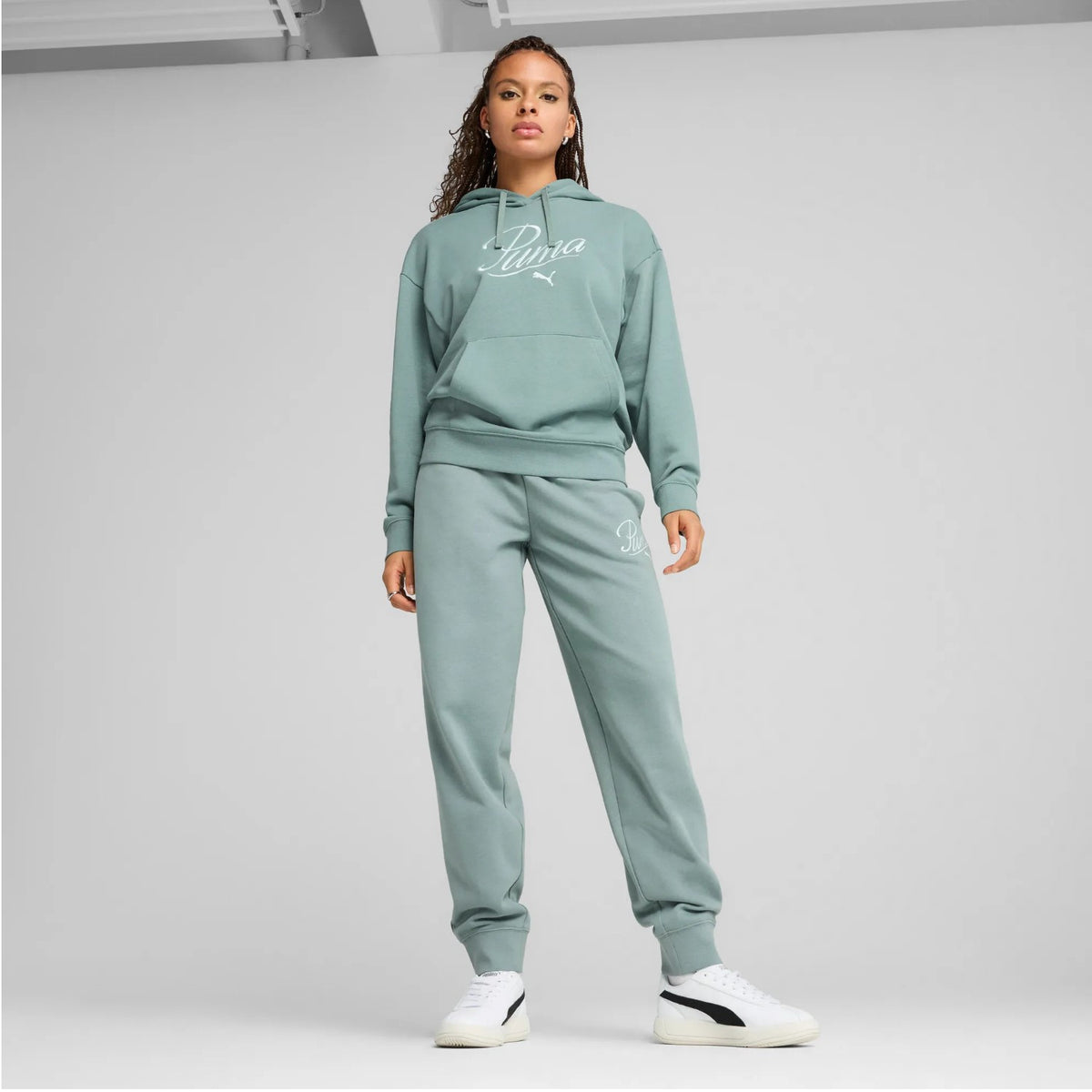 Puma Script Comfort Hoodie Pullover für Damen