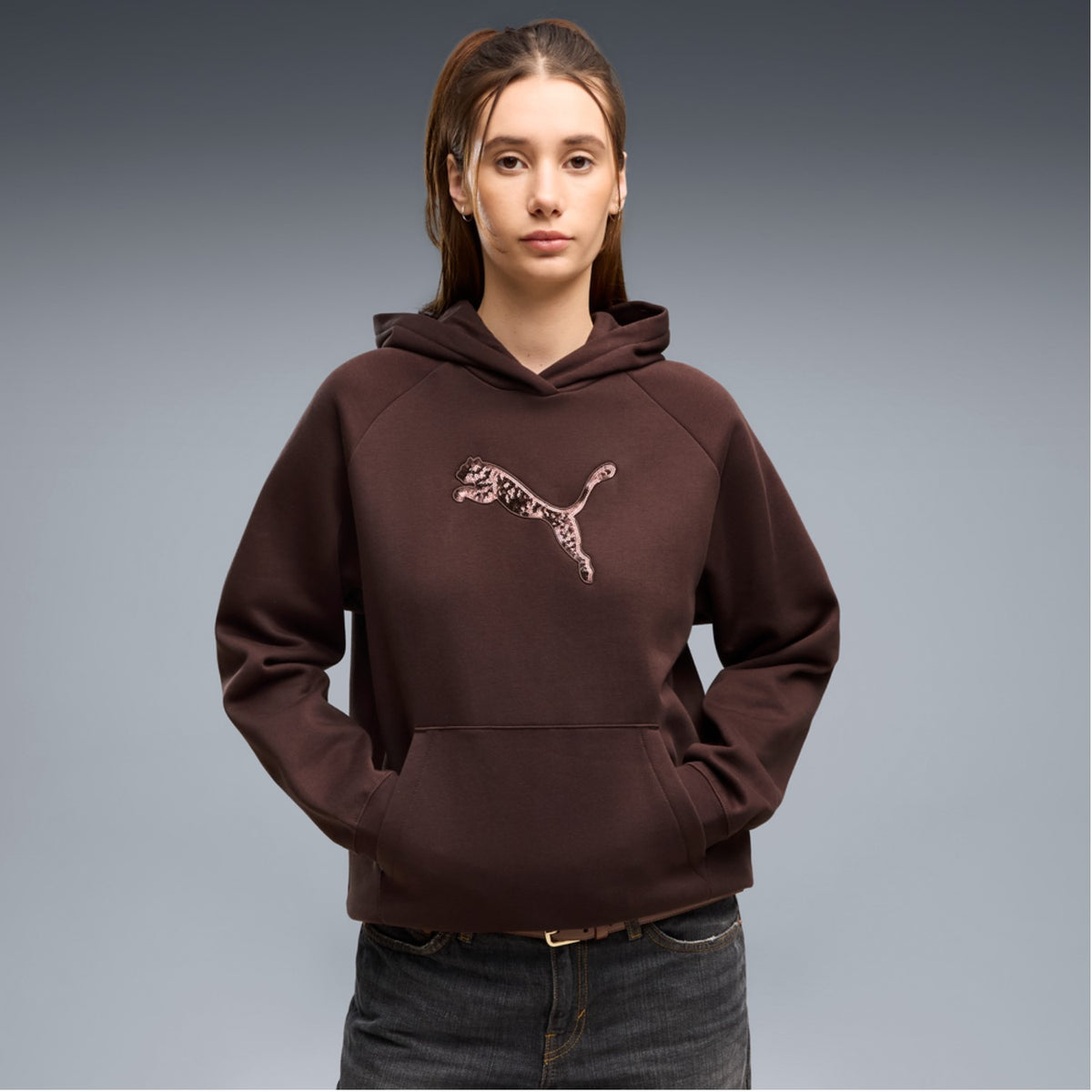 Puma ESS Sequins Kapuzenpullover Damen