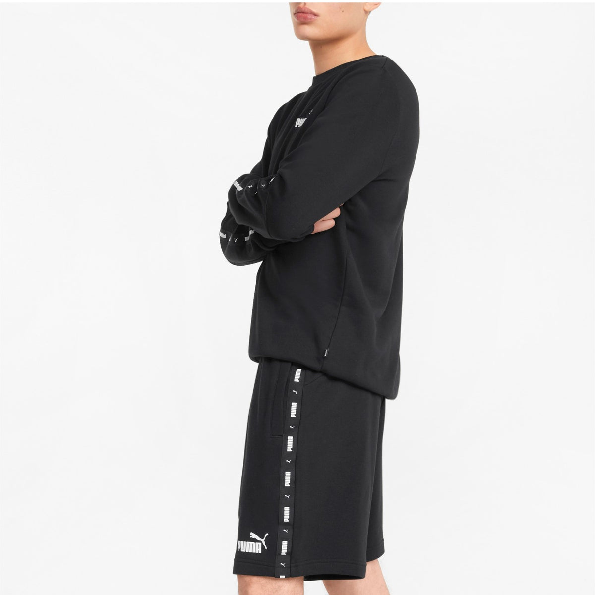 Puma ESS+ kurze Jogginghose Herren mit Taschen