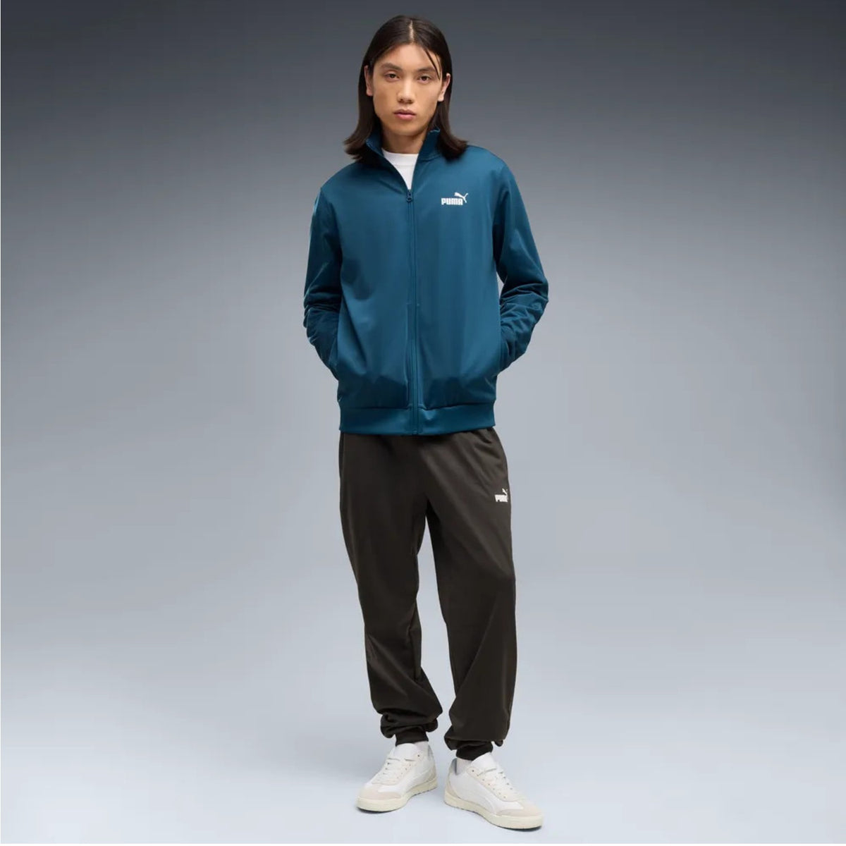 Puma Herren Trainingsanzug ESS NO.1 LOGO Poly Knitted Suit