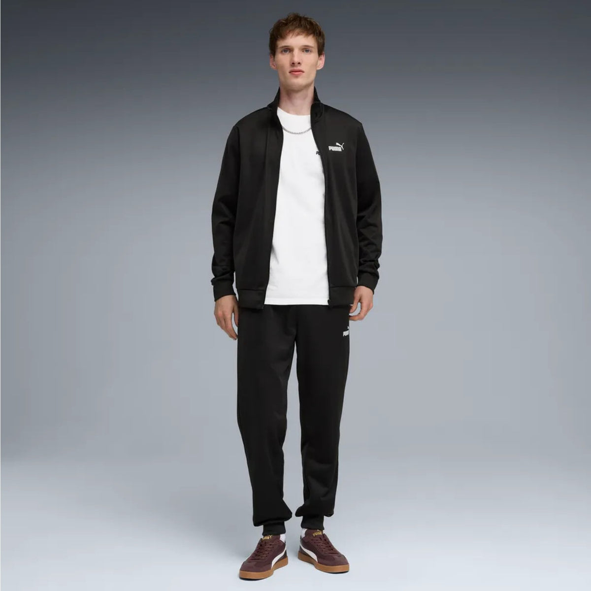 Puma Herren Trainingsanzug ESS NO.1 LOGO Poly Knitted Suit