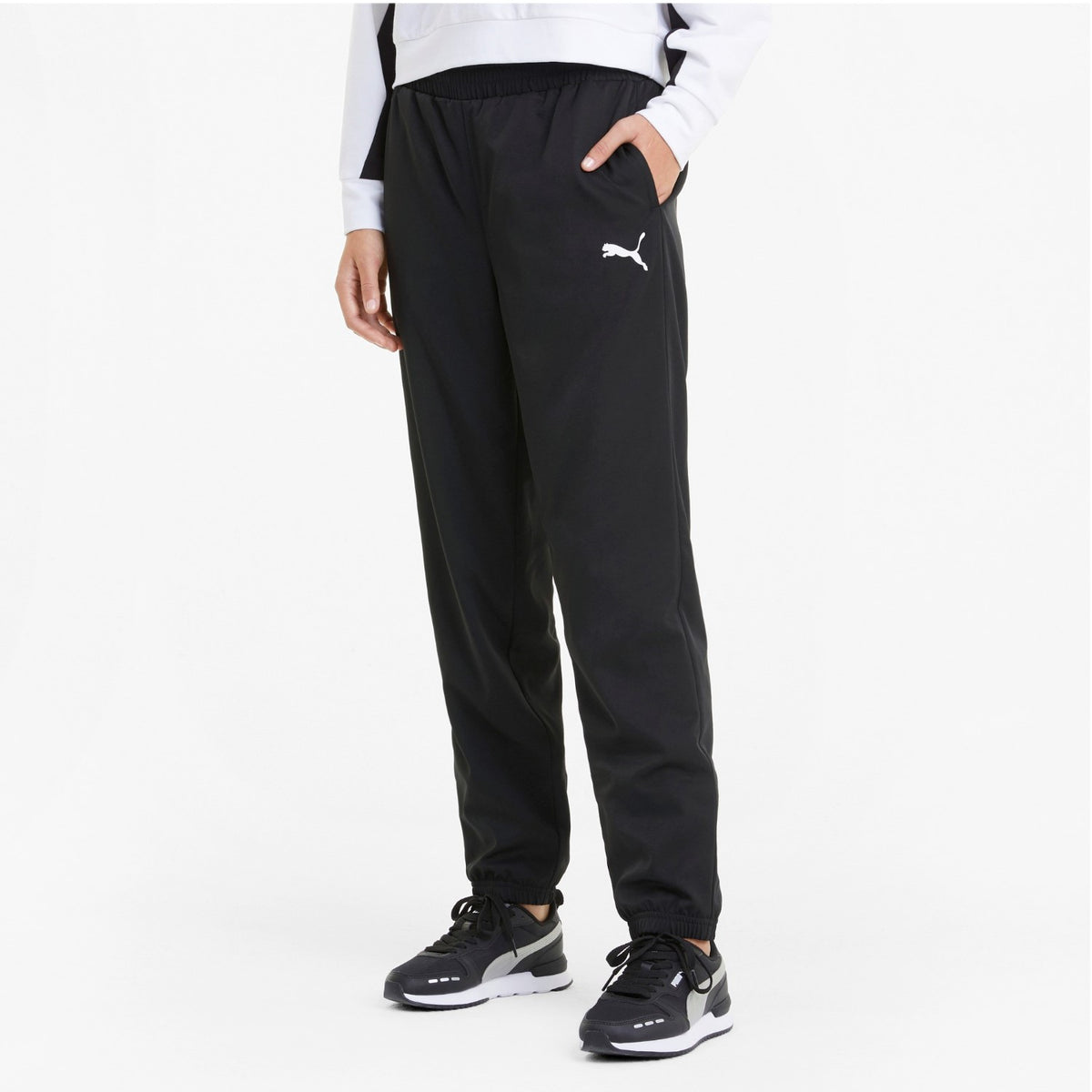 Puma Trainingshose Active Woven Pants Damen mit Mesh-Innenfutter