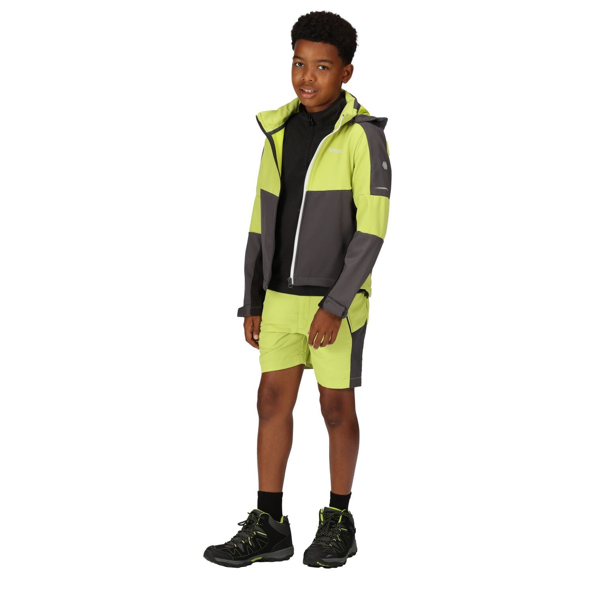 Regatta Softshelljacke Kinder Acidity VI mit Kapuze