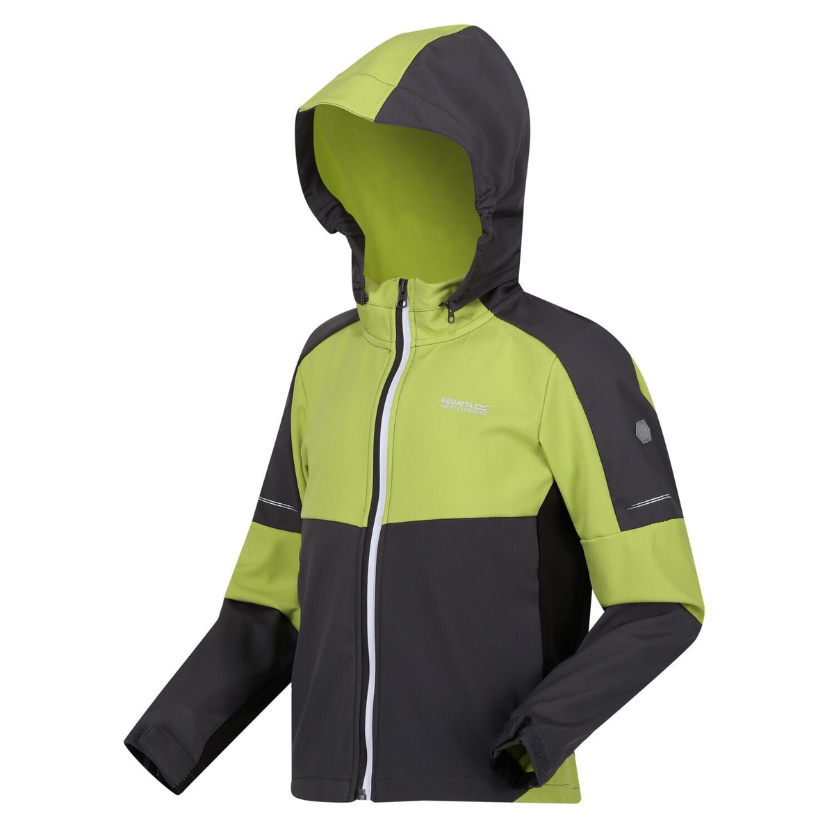 Regatta Softshelljacke Kinder Acidity VI mit Kapuze