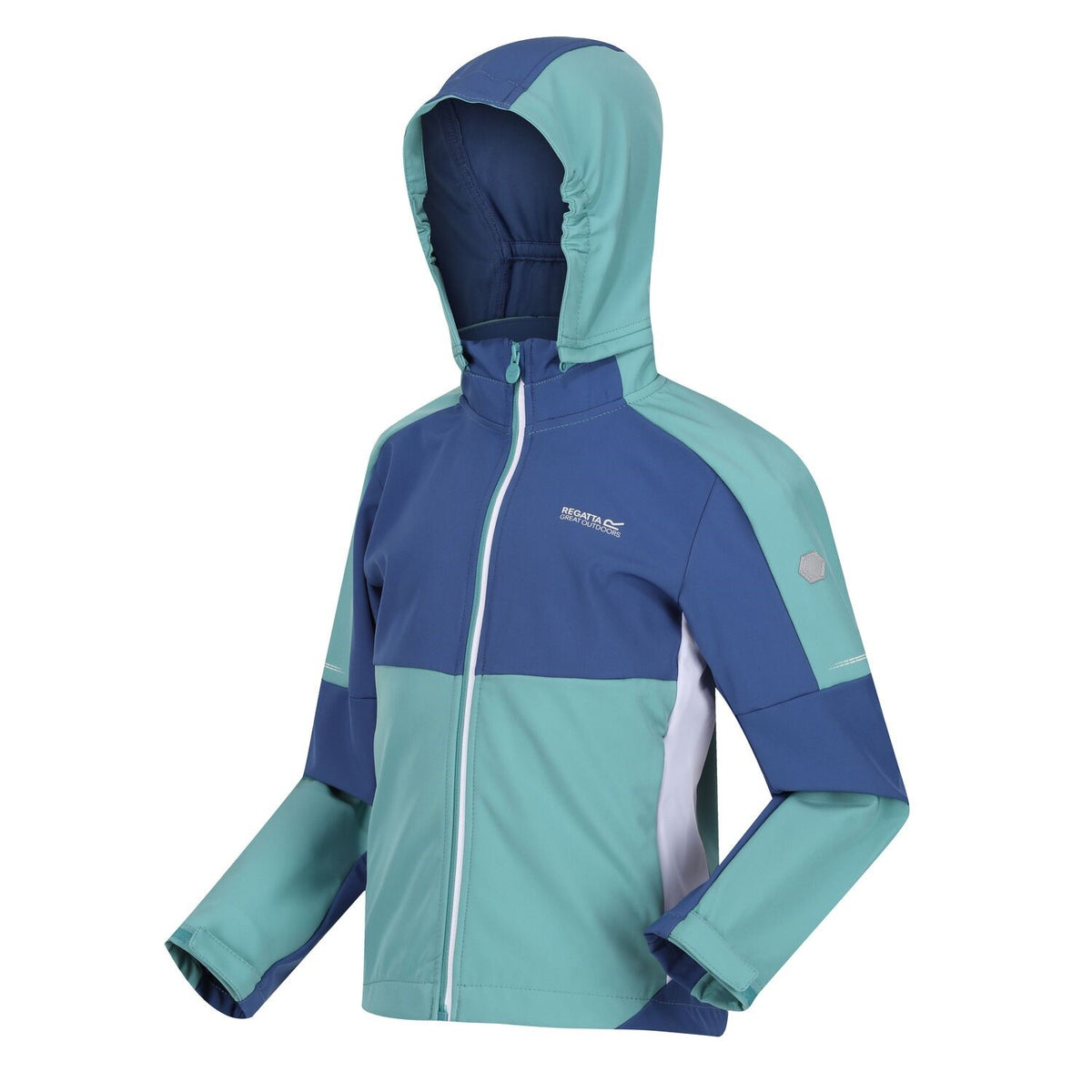 Regatta Softshelljacke Kinder Acidity VI mit Kapuze