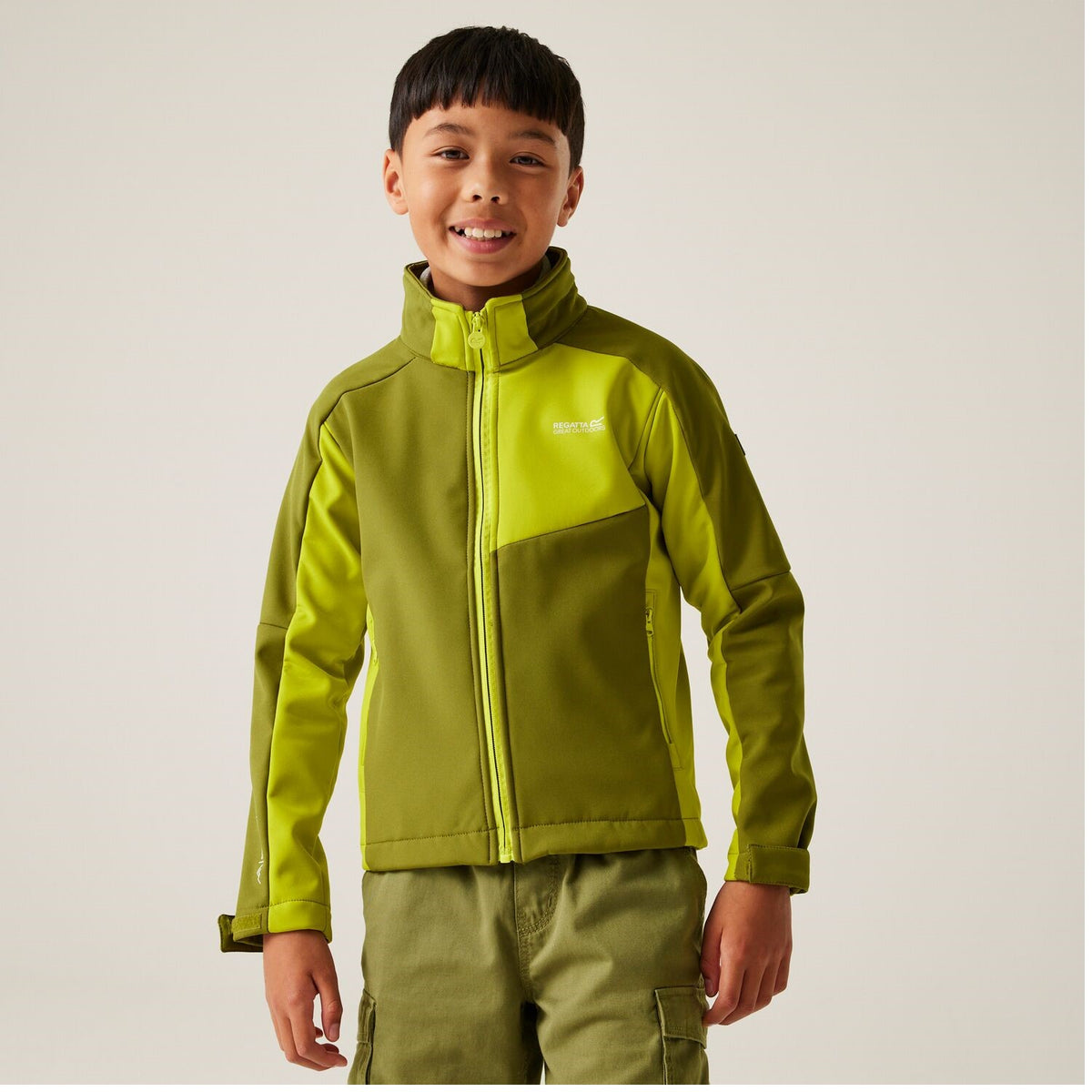 Regatta Acidity VIII Softshelljacke für Kinder mit Kapuze