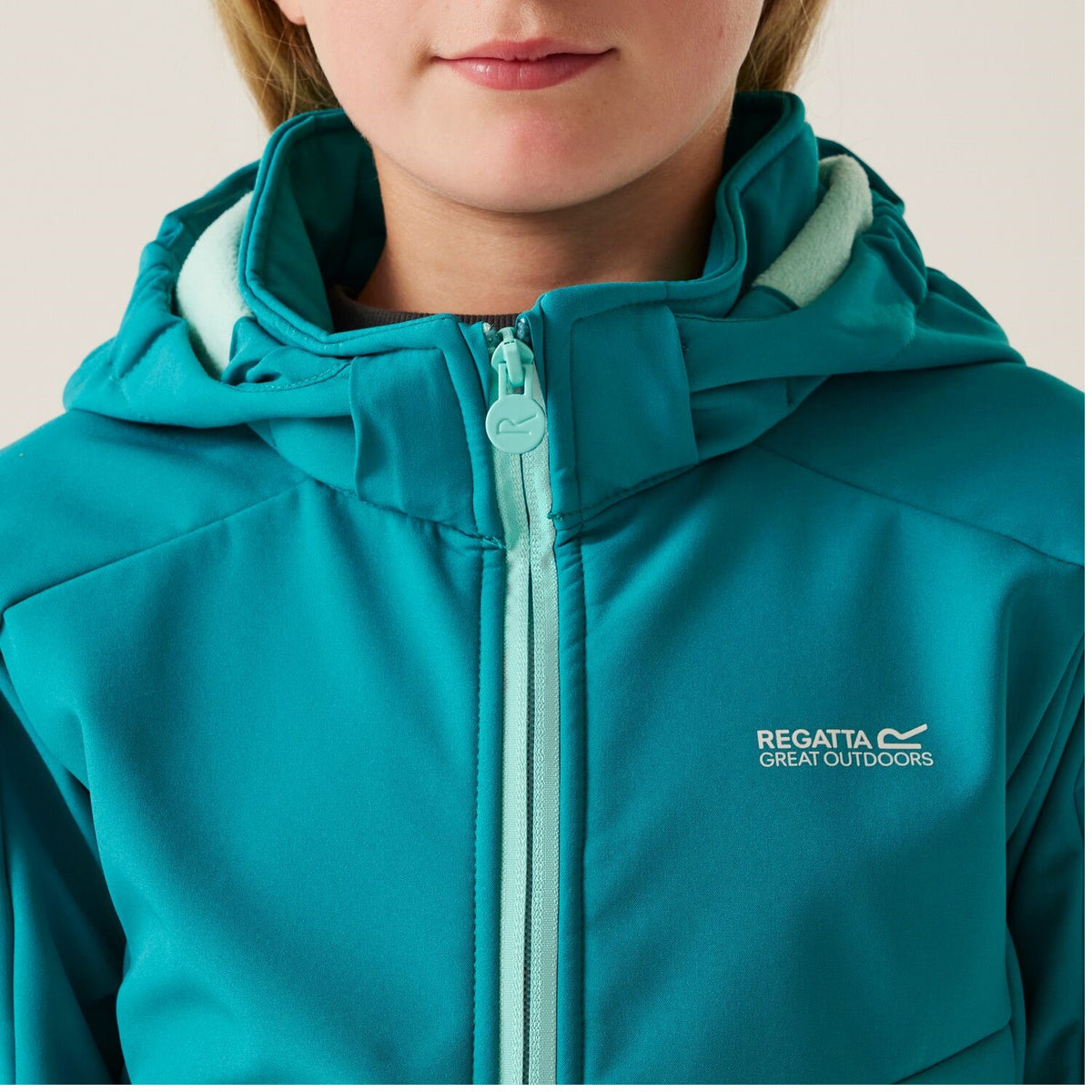 Regatta Acidity VIII Softshelljacke für Kinder mit Kapuze