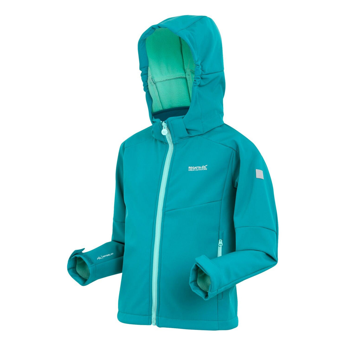 Regatta Acidity VIII Softshelljacke für Kinder mit Kapuze