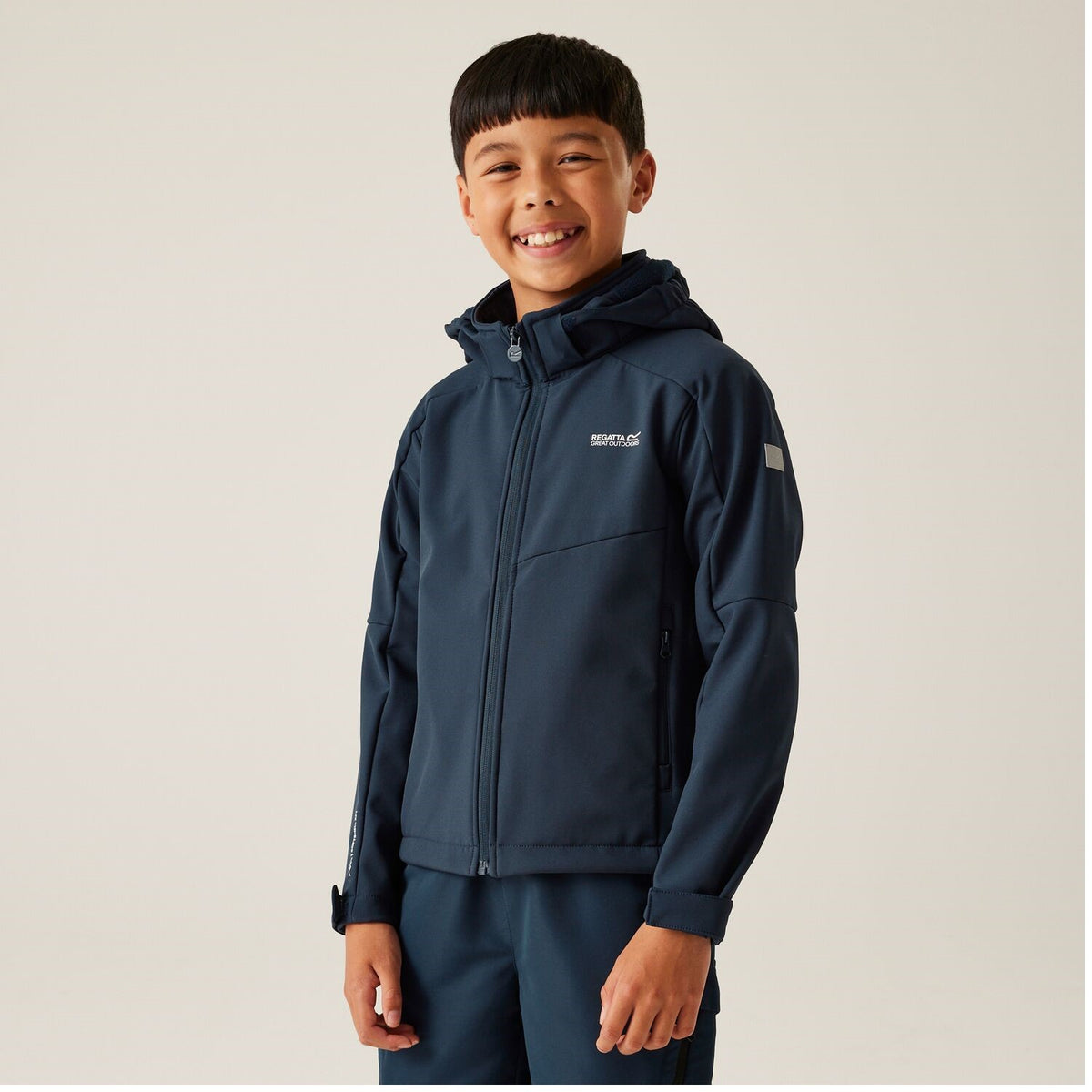 Regatta Acidity VIII Softshelljacke für Kinder mit Kapuze