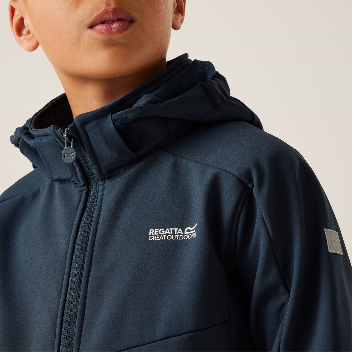 Regatta Acidity VIII Softshelljacke für Kinder mit Kapuze