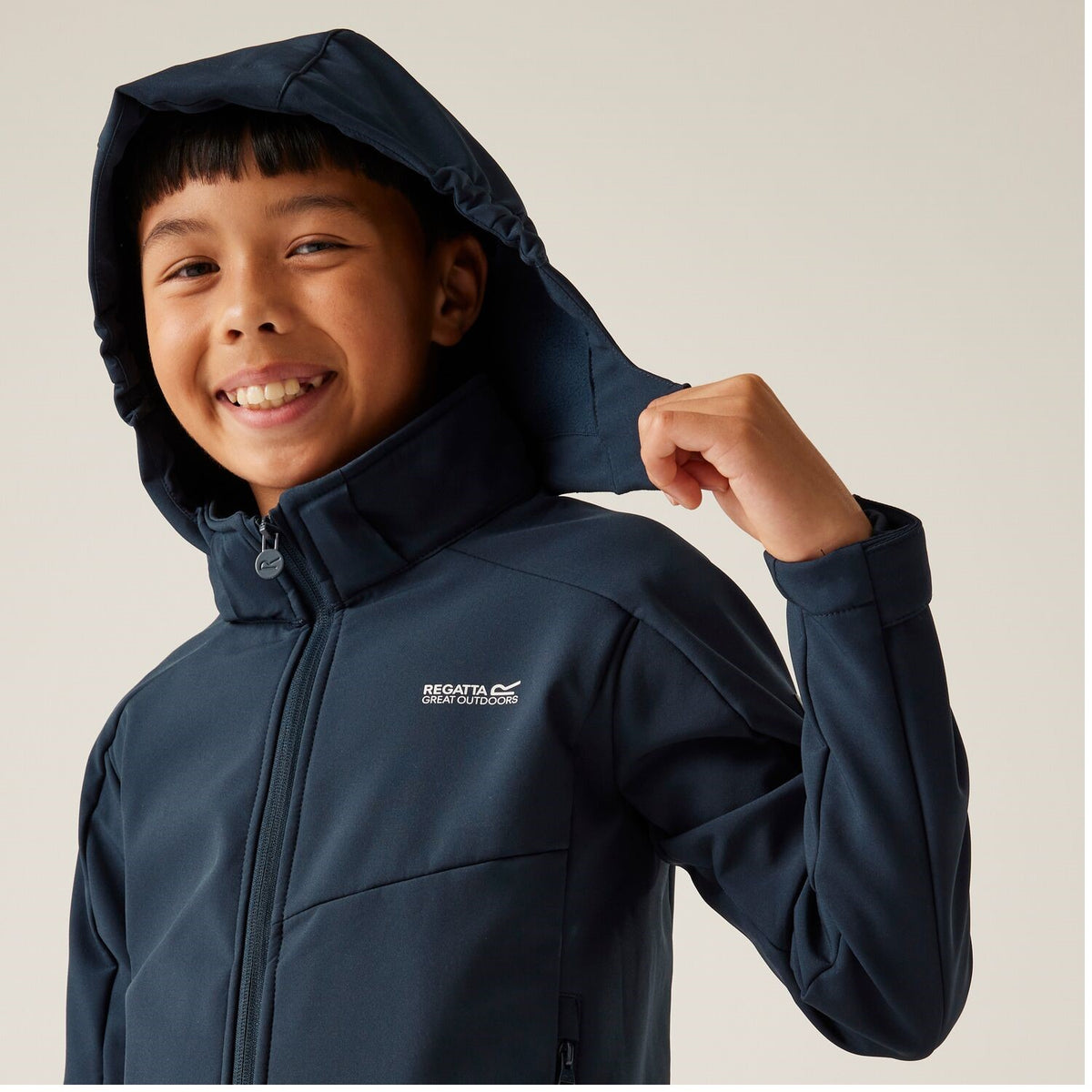 Regatta Acidity VIII Softshelljacke für Kinder mit Kapuze
