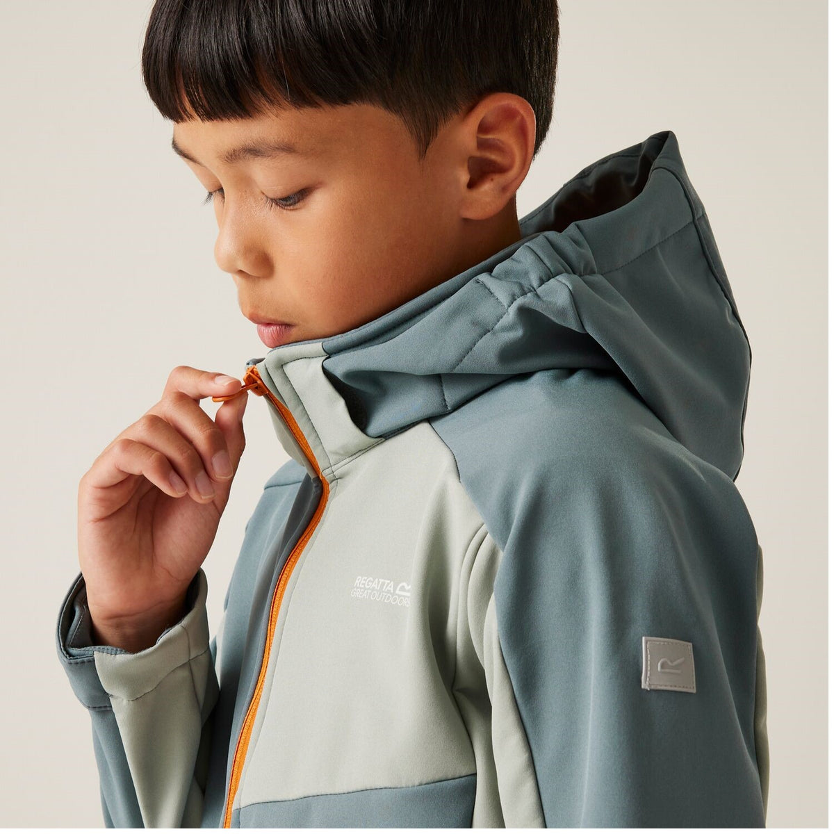 Regatta Acidity VIII Softshelljacke für Kinder mit Kapuze